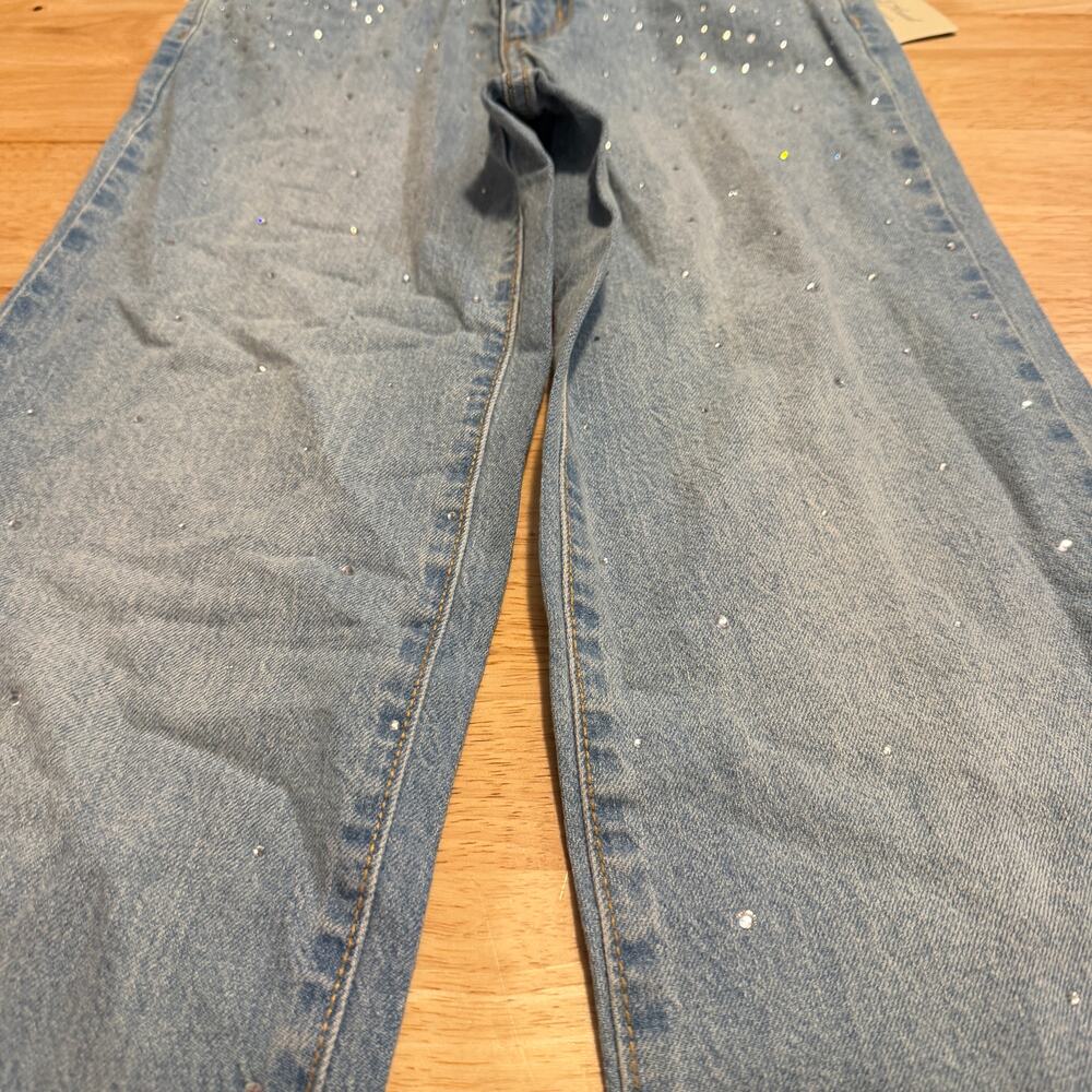 Universal Thread Women's Light Wash Embellished 9… - image 12